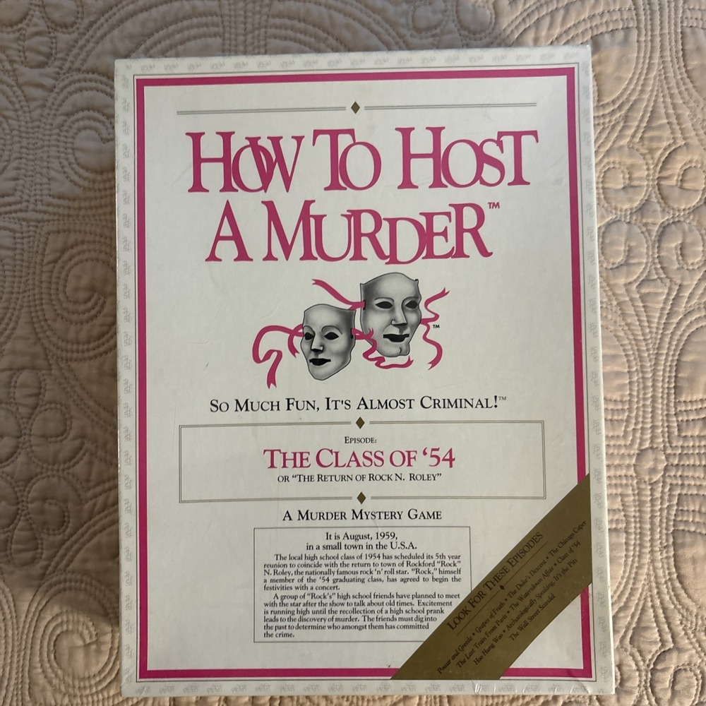 How to Host a Murder Board Game Episode "The class of '54" - 1987